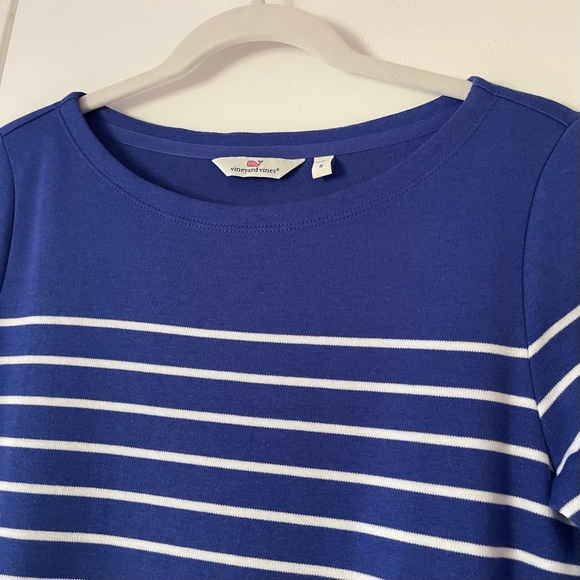 Vineyard Vines Striped Simple Boatneck Dress - Picture 5 of 16